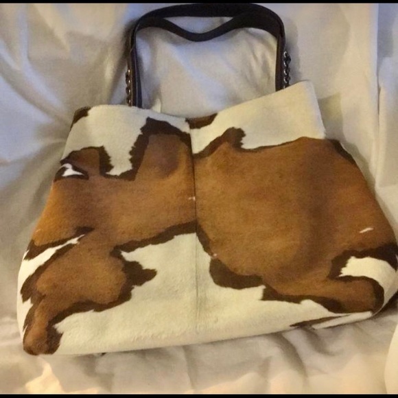 ✂️FINAL PRICE✂️Like-new ROGER VIVIER PonyHair Tote - Picture 7 of 8